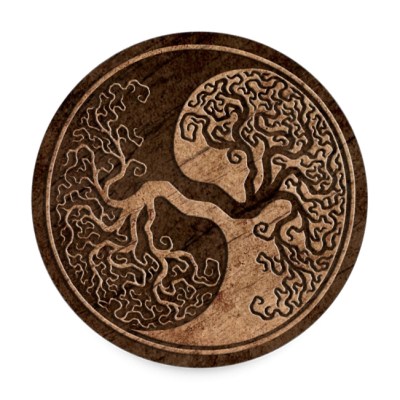 The balance of yin and yang are here in literal respiration as two sides of lungs. Art credit: Uniqueyinyangs.