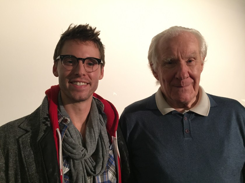 Paul Wallace with Alain Badiou